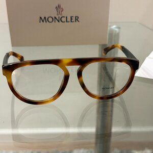 MONCLER | OME2007 HAVANA HONEY | ROUND OPTICAL GLASSES